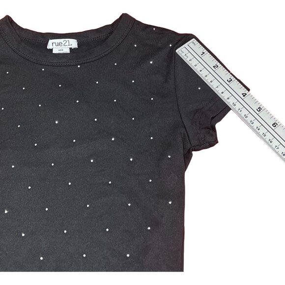 Rue 21 - Women's Short Sleeves T-Shirt - Black - XXS - Picture 7 of 10